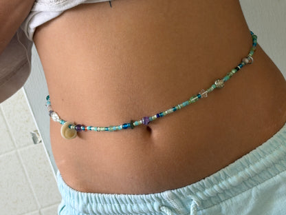 Ocean waistbead/ wrap around bracelet