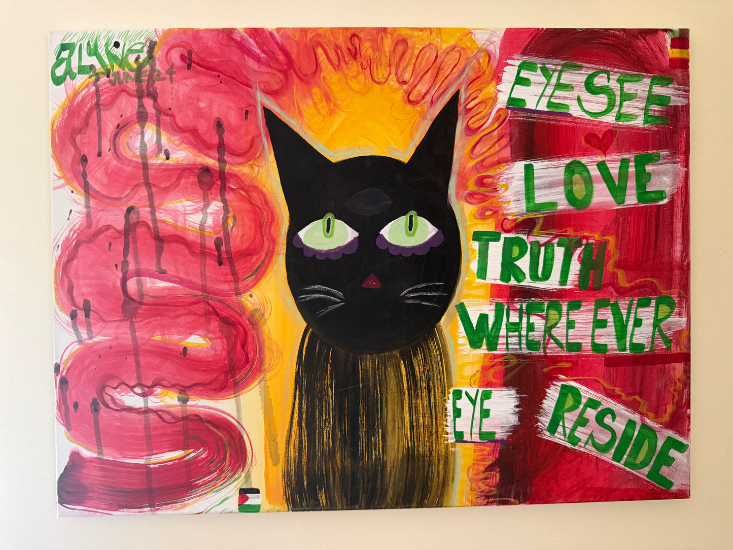 Cat painting