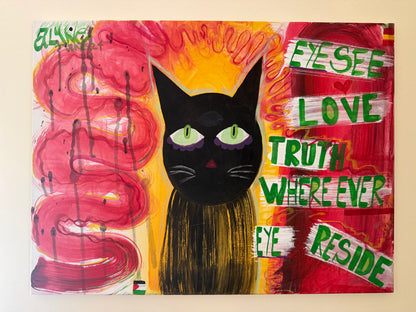 Cat painting